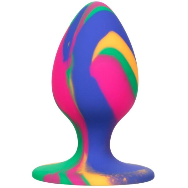 CalExotics - Cheeky Medium Tie-Dye Butt Plug