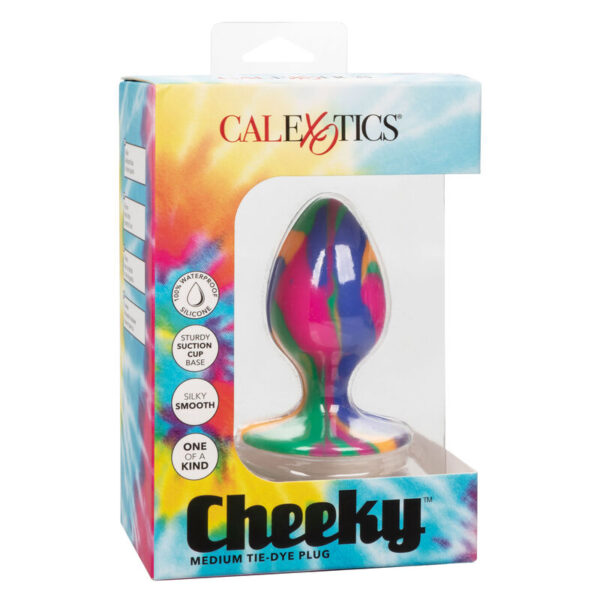 CalExotics - Cheeky Medium Tie-Dye Butt Plug - Image 4