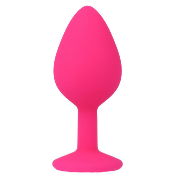 Intense - Shelki Large Hot Pink Butt Plug - Image 4