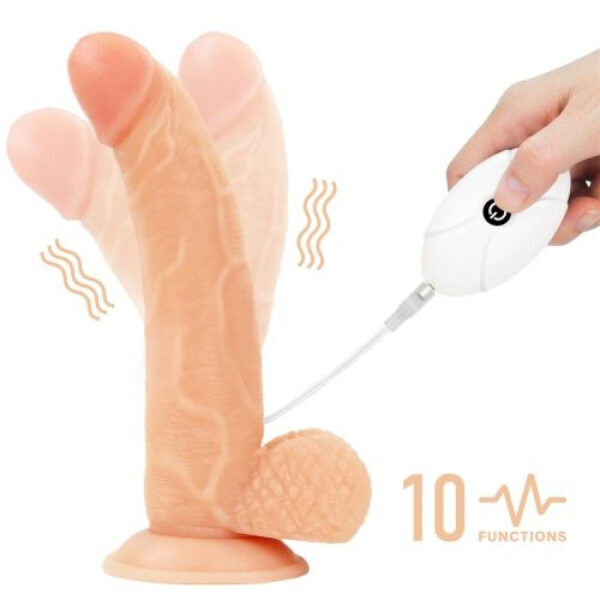 Lovetoy - Vibrating Easy 8.5 Inch Strapon Set - Image 5