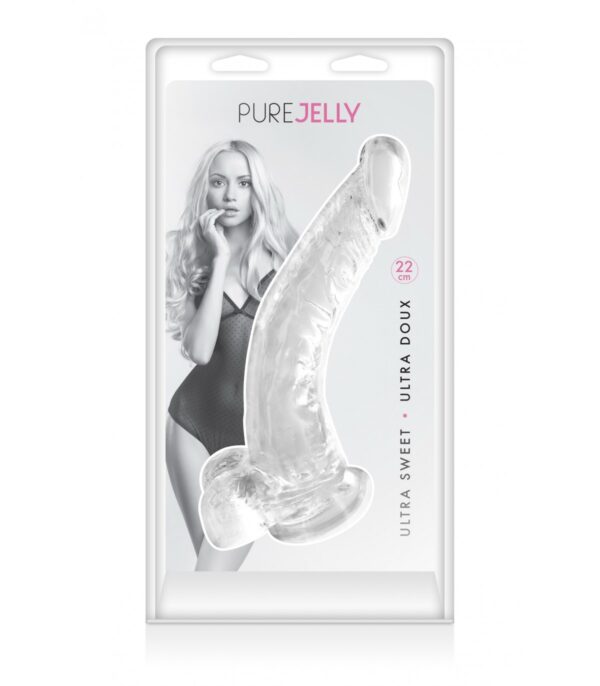Pure Jelly - Ultra Sweet Clear Dildo 22 cm - Image 2