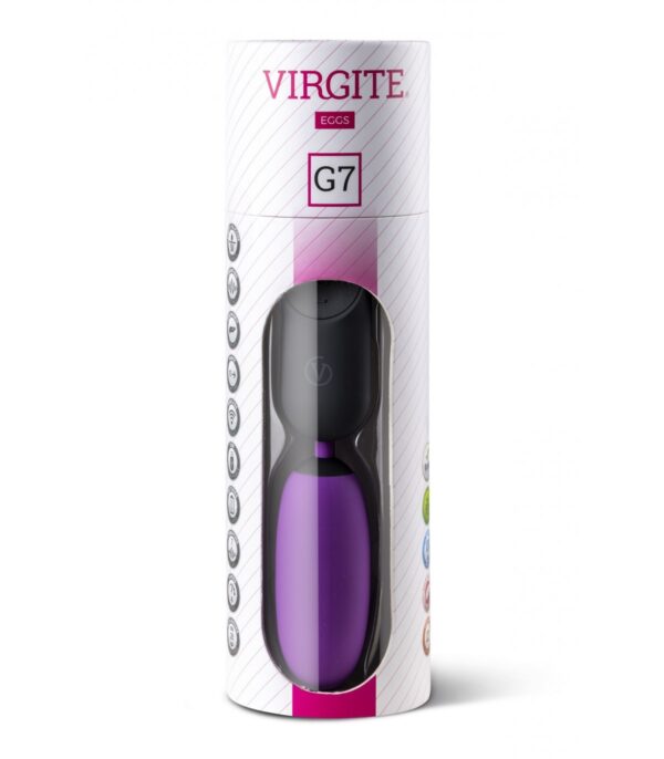 Virgite - G7 Rechargeable Purple Vibrating Egg - Image 4