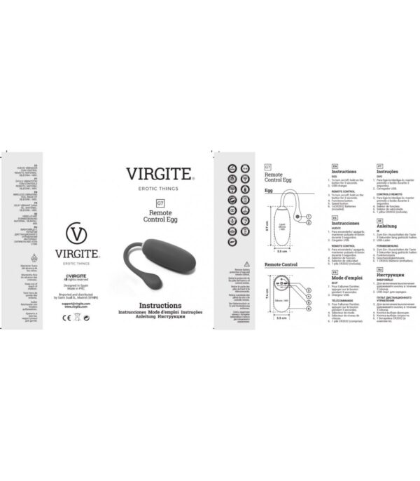 Virgite - G7 Rechargeable Purple Vibrating Egg - Image 5