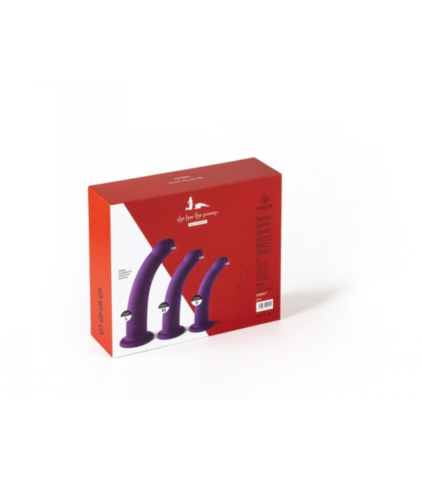 Virgite - Set of 3 Dildos Purple - Image 3