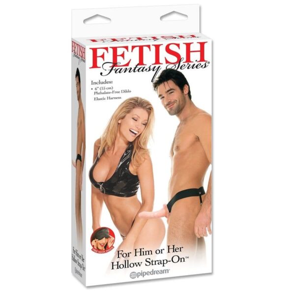 Fetish Fantasy - Unisex 6 Inch Hollow Strap On