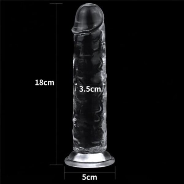 Lovetoy - Flawless Clear 7 Inch Dildo - Image 2