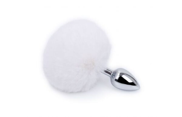 Kiotos - White Bunny Tail Butt Plug