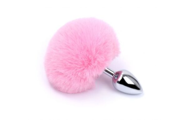 Kiotos - Pink Bunny Tail Butt Plug