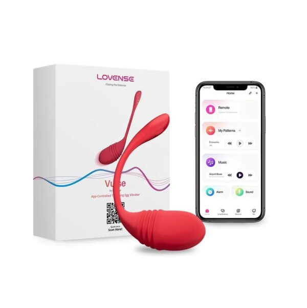 Lovense - Vulse App Control Thrusting Egg Vibrator