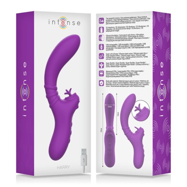 Intense - Harry Vibrator Purple Tongue - Image 4