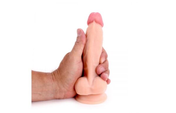 Kiotos COX 7.6 Inch Flesh Ballsy Dildo - Image 4