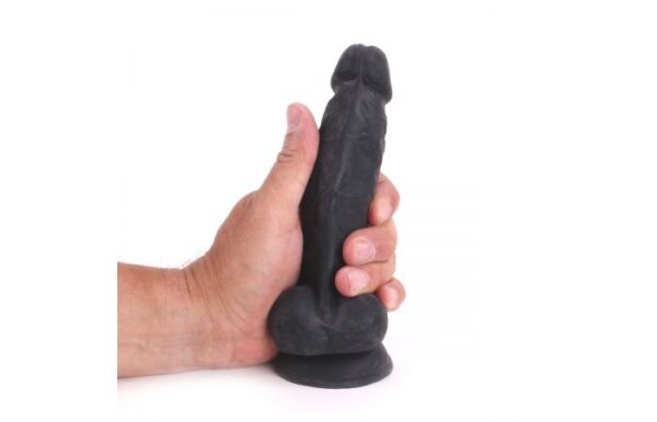 Kiotos COX Realistic Ballsy Black 7.6 Inch Suction Dildo - Image 4