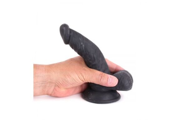 Kiotos COX Realistic Black 6.2 Inch Suction Ballsy Dildo - Image 3