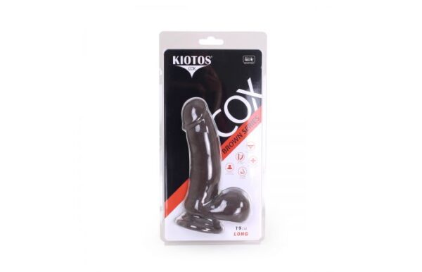 Kiotos COX Realistic Ballsy Brown 7.4 Inch Suction Dildo - Image 4