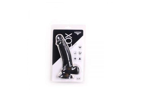 Kiotos COX Realistic Black 8.6 Inch Suction Ballsy Dildo - Image 2
