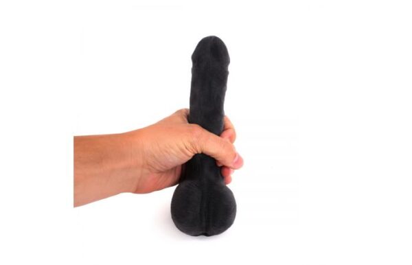 Kiotos COX Real Flesh Black 8.9 Inch Suction Ballsy Dildo - Image 4