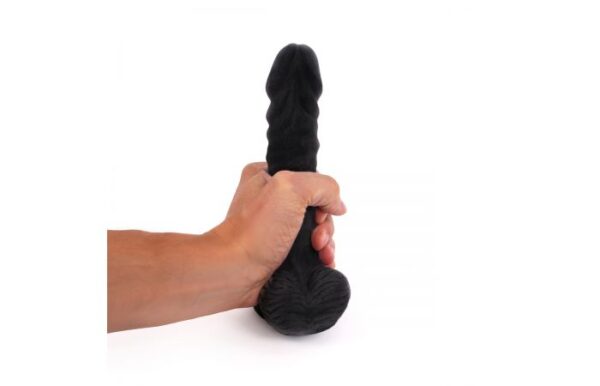 Kiotos COX Realistic Black 8.6 Inch Suction Ballsy Dildo - Image 4