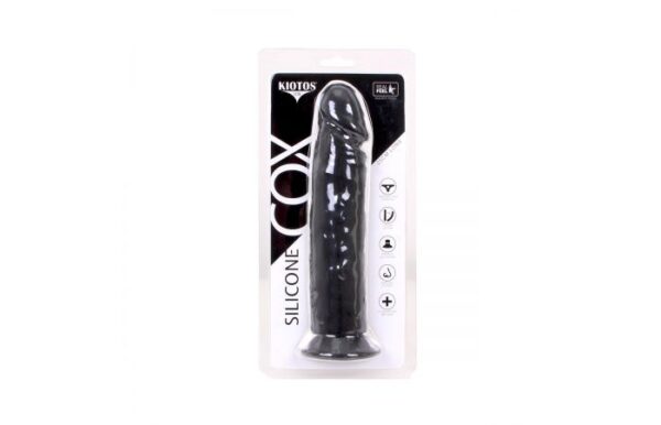 Kiotos COX Realistic Black 9 Inch Silicone Suction Dildo - Image 2