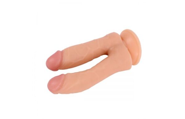 Kiotos COX Realistic Double Flesh 7.4 Inch Suction Dildo - Image 3