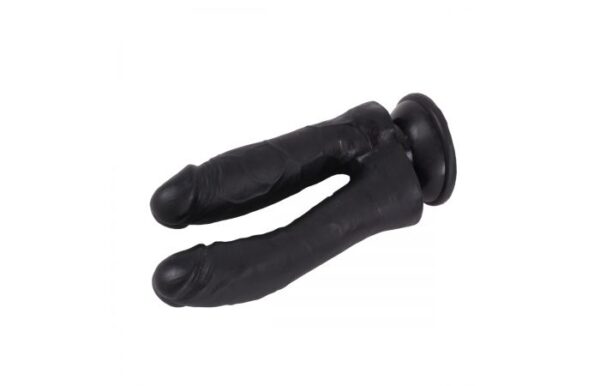 Kiotos COX Realistic Double Black 7.4 Inch Suction Dildo - Image 3