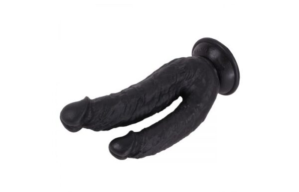Kiotos COX Realistic Double Black 7.4 Inch Suction Dildo - Image 2
