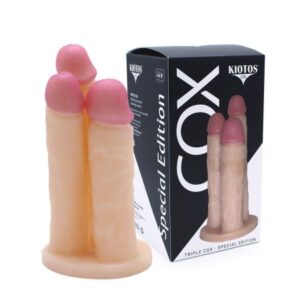 Kiotos COX - Realistic Flesh Triple Cox Dildo