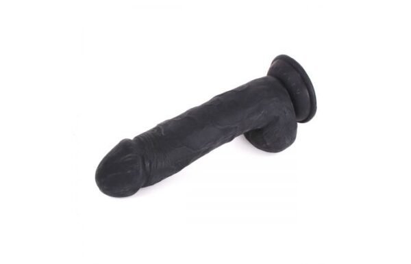 Kiotos COX Realistic Black 9.17 Inch Suction Ballsy Dildo - Image 3