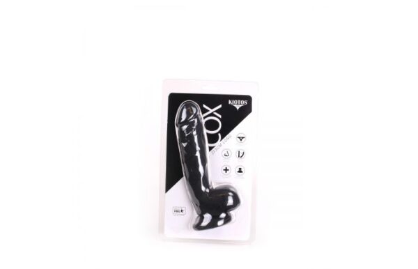 Kiotos COX Realistic Black 9.17 Inch Suction Ballsy Dildo - Image 2