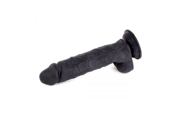 Kiotos COX Realistic Black 9.4 Inch Suction Ballsy Dildo - Image 3