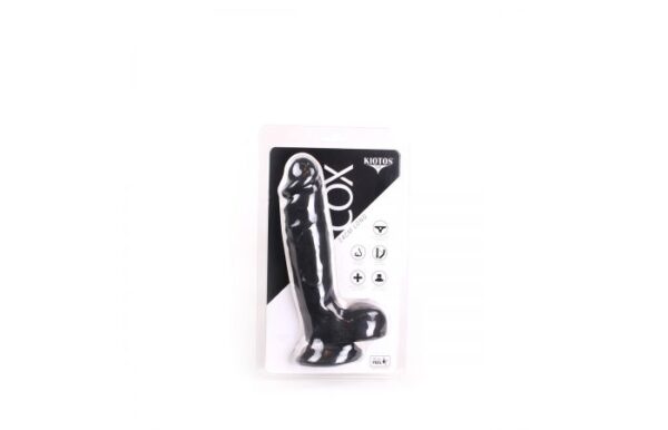Kiotos COX Realistic Black 9.4 Inch Suction Ballsy Dildo - Image 2