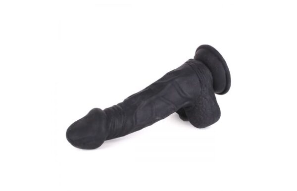 Kiotos COX Realistic Black 9 Inch Suction Ballsy Dildo - Image 3