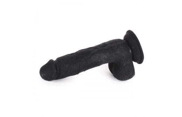 Kiotos COX Realistic Black 8.2 Inch Suction Ballsy Dildo - Image 3