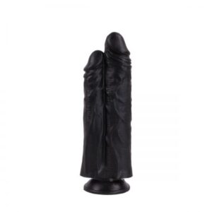 Kiotos COX Realistic Double Black 11 Inch Suction Dildo
