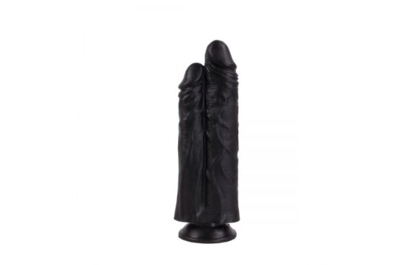 Kiotos COX Realistic Double Black 11 Inch Suction Dildo