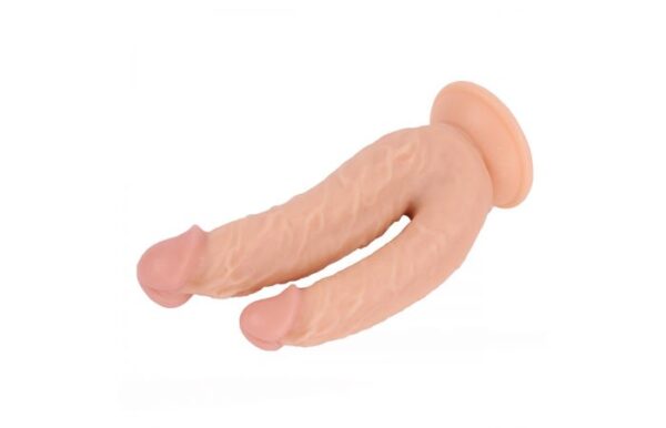 Kiotos COX Realistic Double Flesh 7.4 Inch Suction Dildo - Image 3