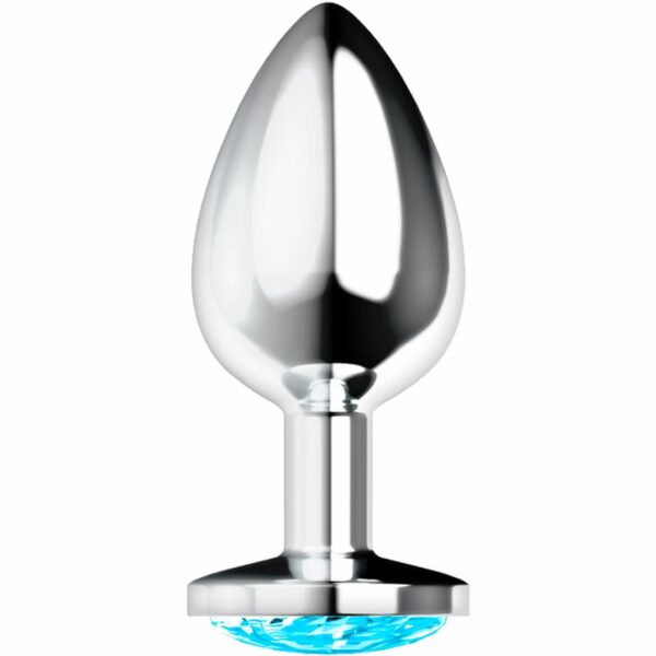 Oh Mama – Anal Plug Blue Crystal Large - Image 2