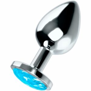 Oh Mama – Anal Plug Blue Crystal Large