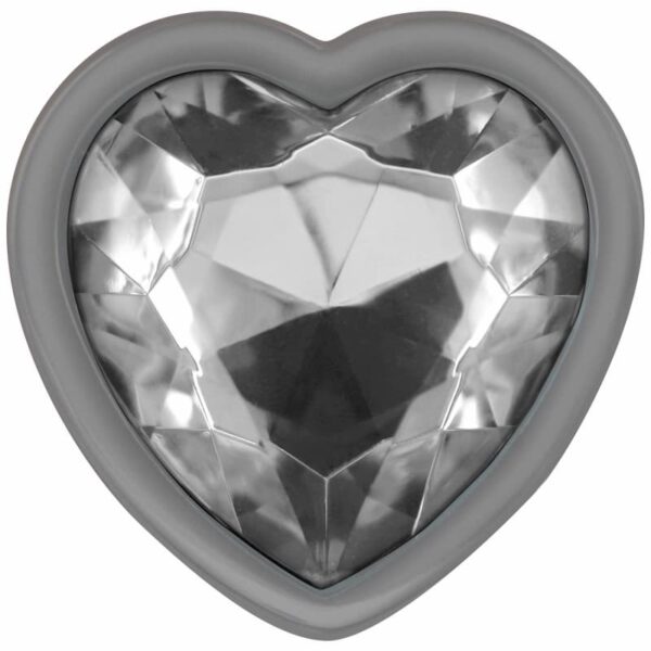 Intense - Metal Anal Plug with Clear Crystal Medium - Image 3