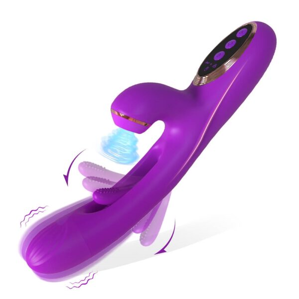 Pleasure Store - Purple Fluttering Air Pulse Rabbit Vibrator - Image 2