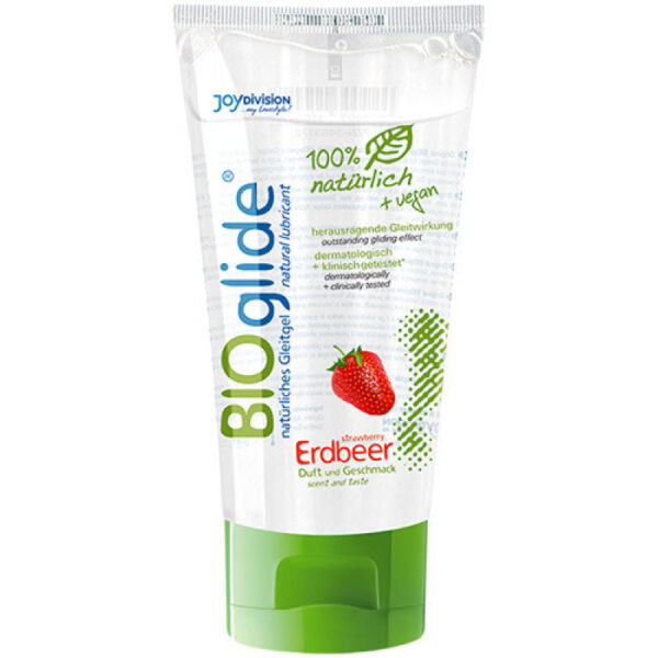 Joydivision - Bioglide Natural Strawberry Personal Lubricant 80 ml