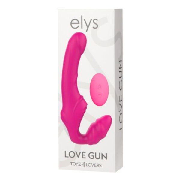 Elys - Love Gun Strap On Pink 8.5 Inch - Image 5
