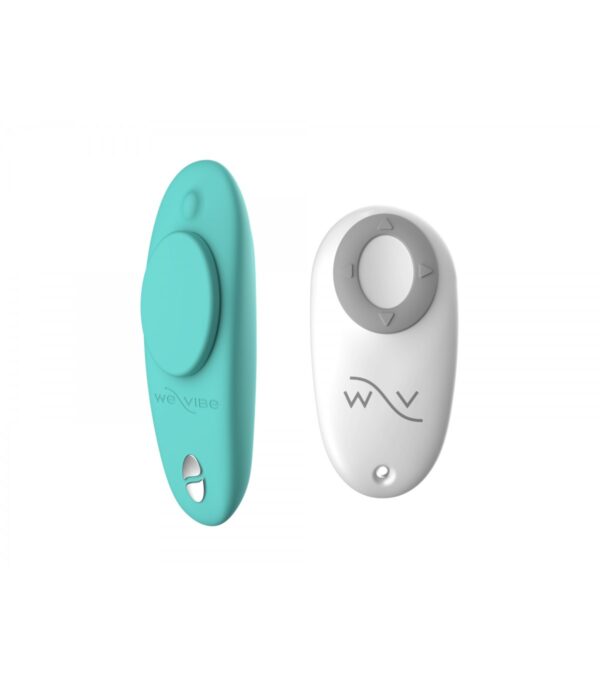 We-Vibe Moxie+ Remote & App Control Panty Vibe Aqua