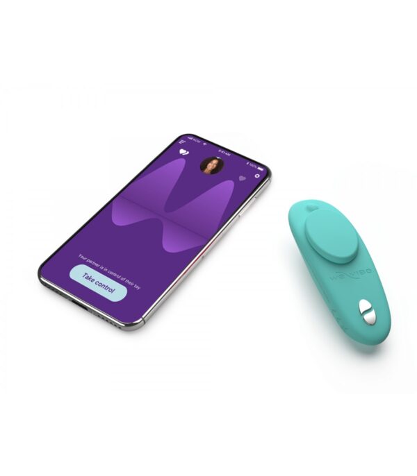 We-Vibe Moxie+ Remote & App Control Panty Vibe Aqua - Image 8