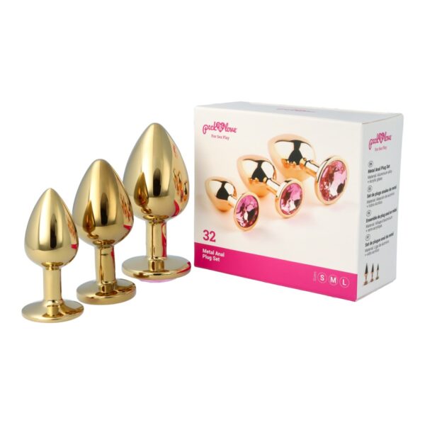Pick&Love - No 32 Metal Anal Plug Set - Image 5