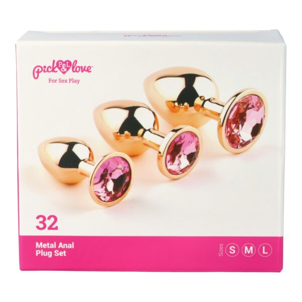 Pick&Love - No 32 Metal Anal Plug Set - Image 7