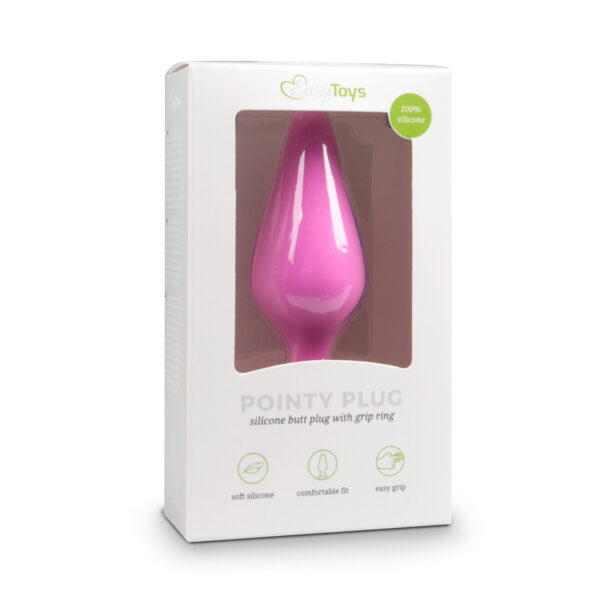 Easy Toys - Pointy Plug Pink Butt Plug - Image 4