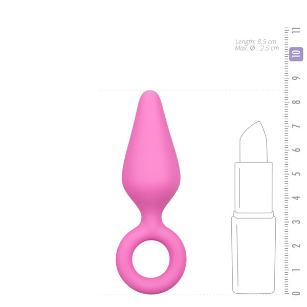 Easy Toys - Pointy Plug Pink Butt Plug - Image 3