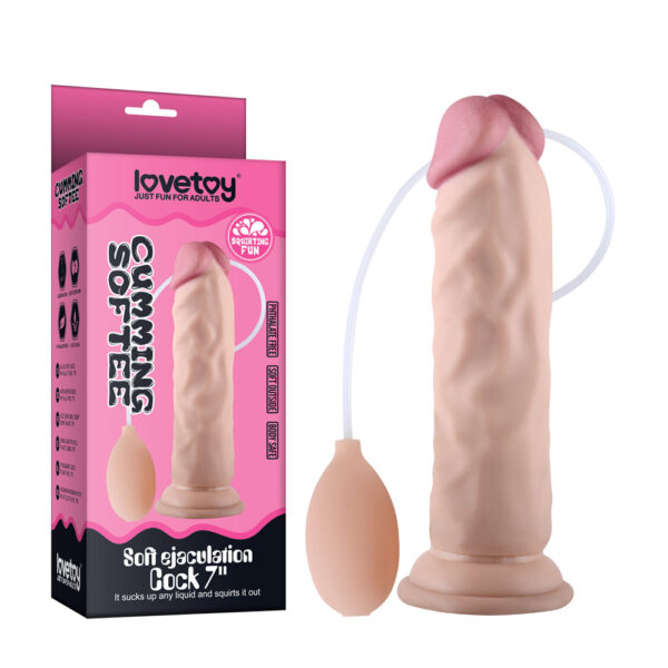 LoveToy - Soft Ejaculation Realistic 8.5 Inch Cock Dildo