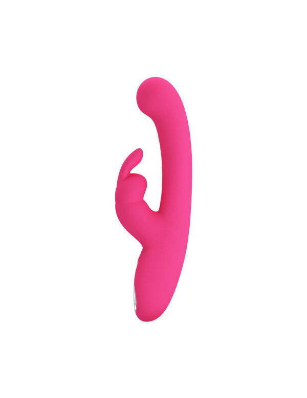 Pretty Love - Lamar Rabbit Vibrator With Digital LED Display Pink - Image 2