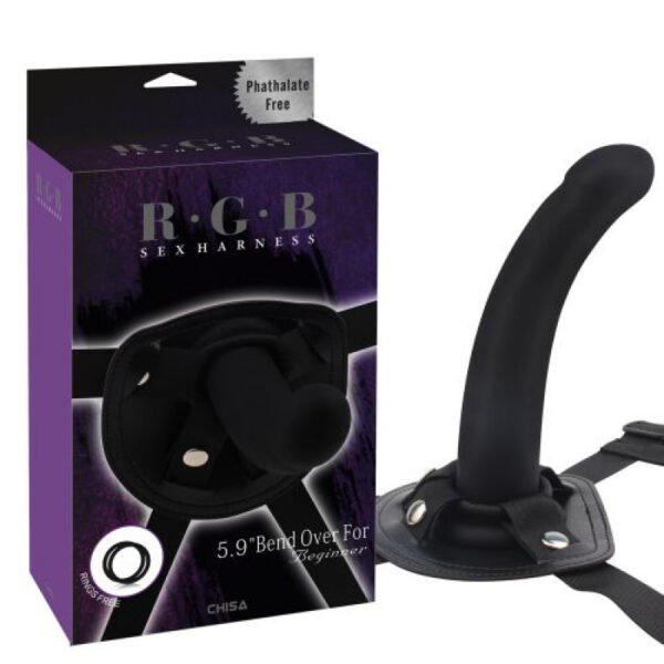 Chisa – R.G.B Bend Over 5.9 Inch Strap On